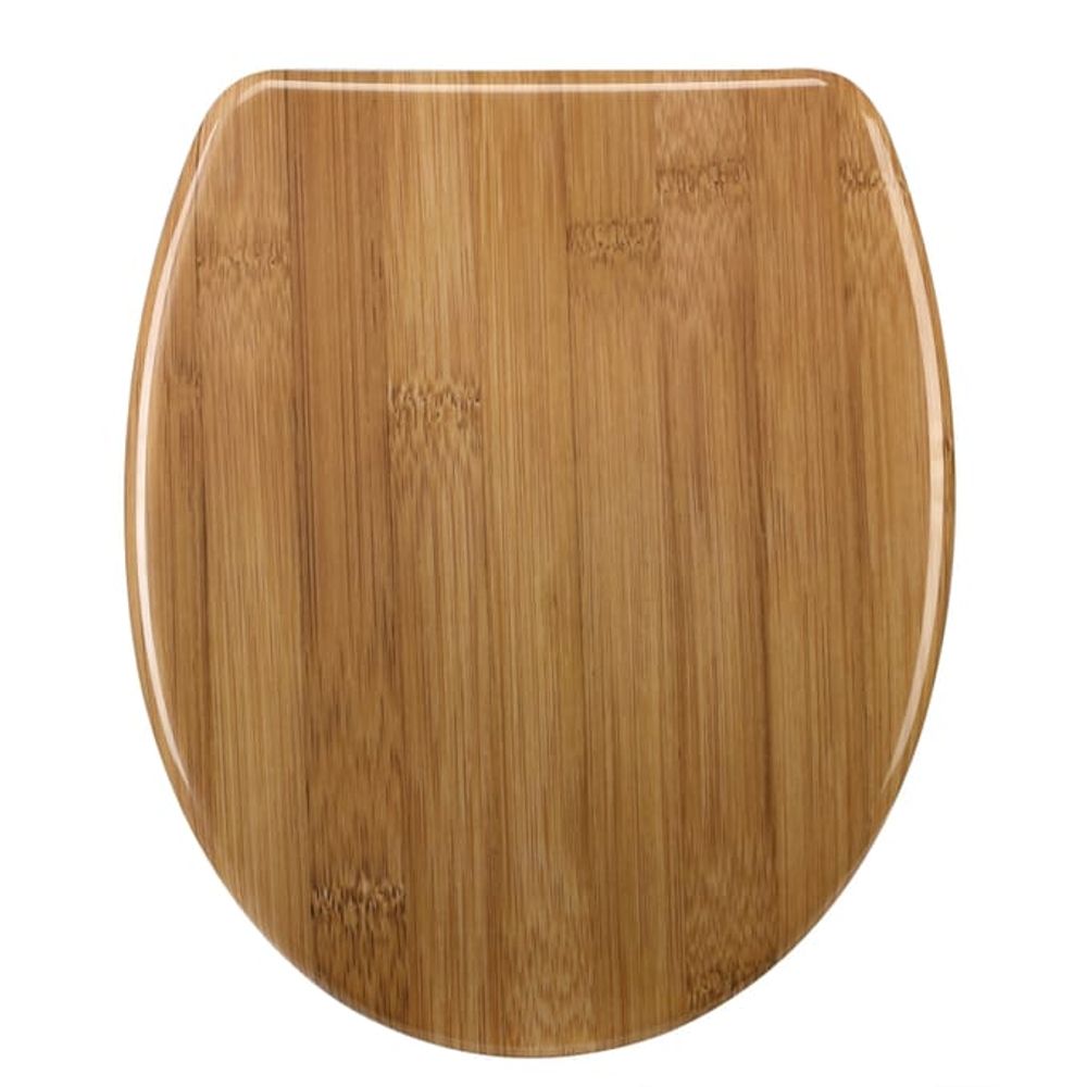Toalettsete i bambus med soft close - CASARIA®