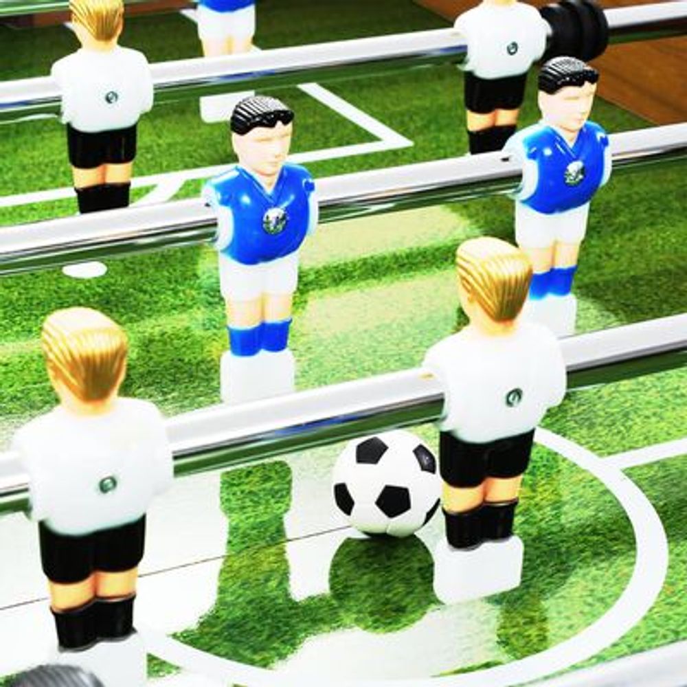 Fotballbord stål 60 kg, lysebrun og svart