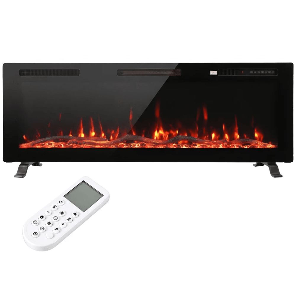 Ultratynn elektrisk peis for innfelt og veggmontert installasjon 900w og 1800W 127cm