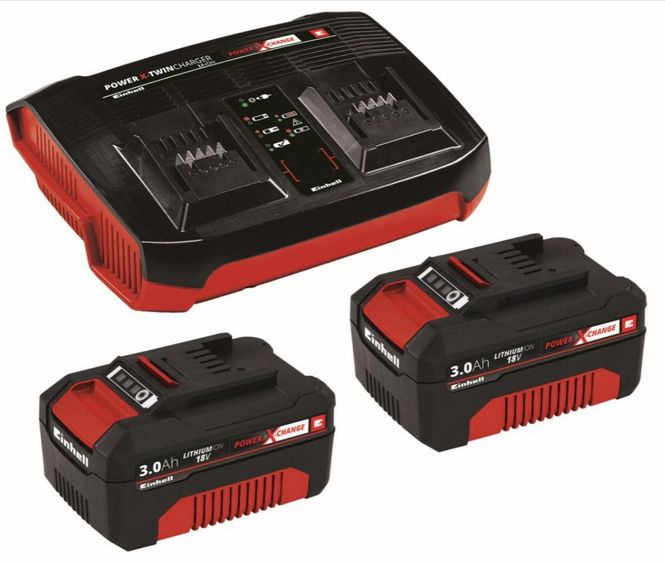 Hovedbilde Einhell Power-X-Change starterkit - 2 batterier og ...