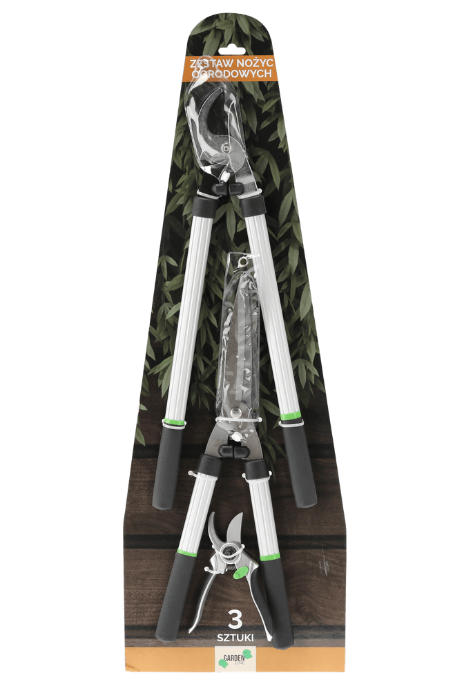 Hagesaksesett 3 deler 20/51/54 cm