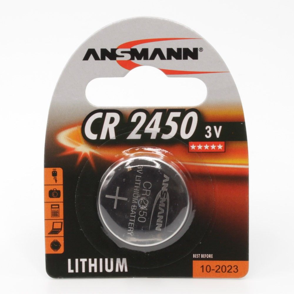 Lithium knappebatteri CR2450