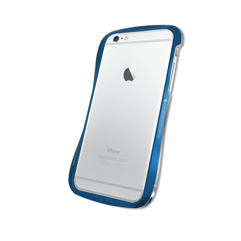 Draco 6 Aluminium Bumper til Iphone 6 – Electric Blue