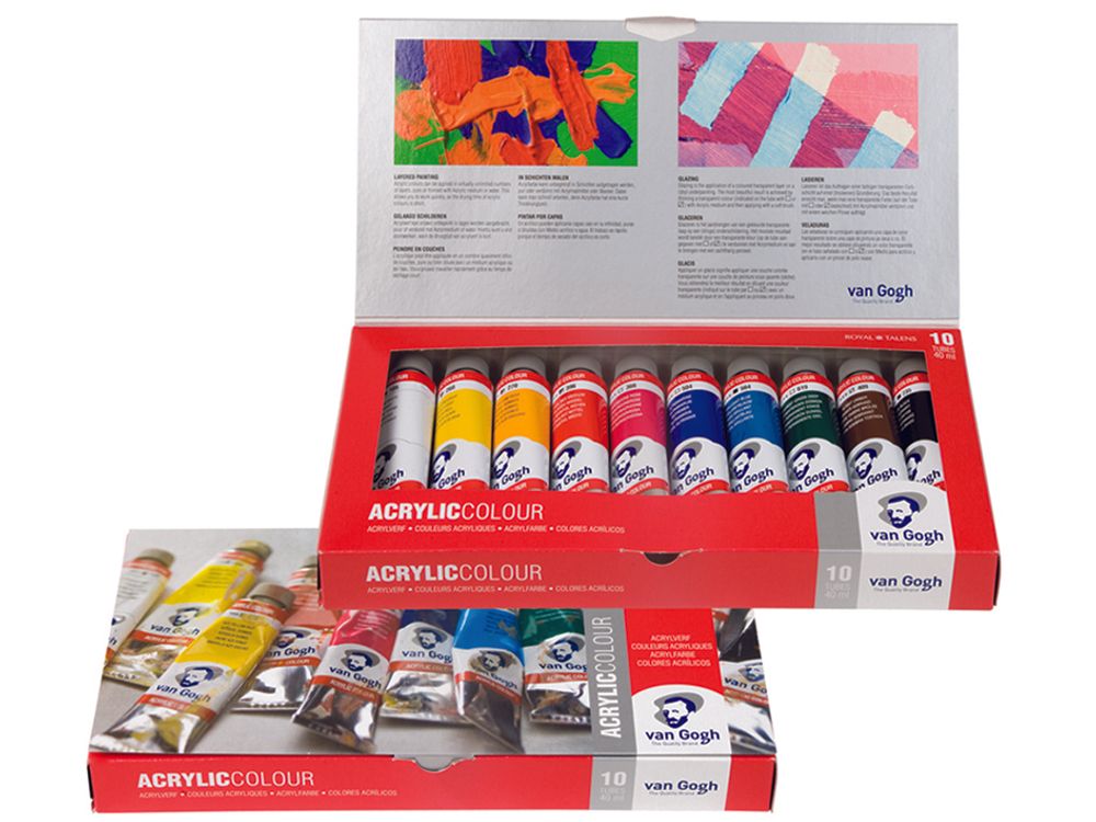 Van Gogh akryl Startsett 10x40ml. 