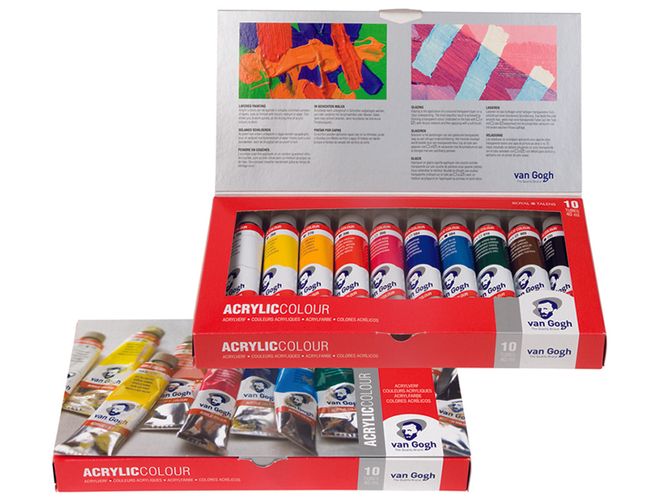 Hovedbilde Van Gogh akryl Startsett 10x40ml. 