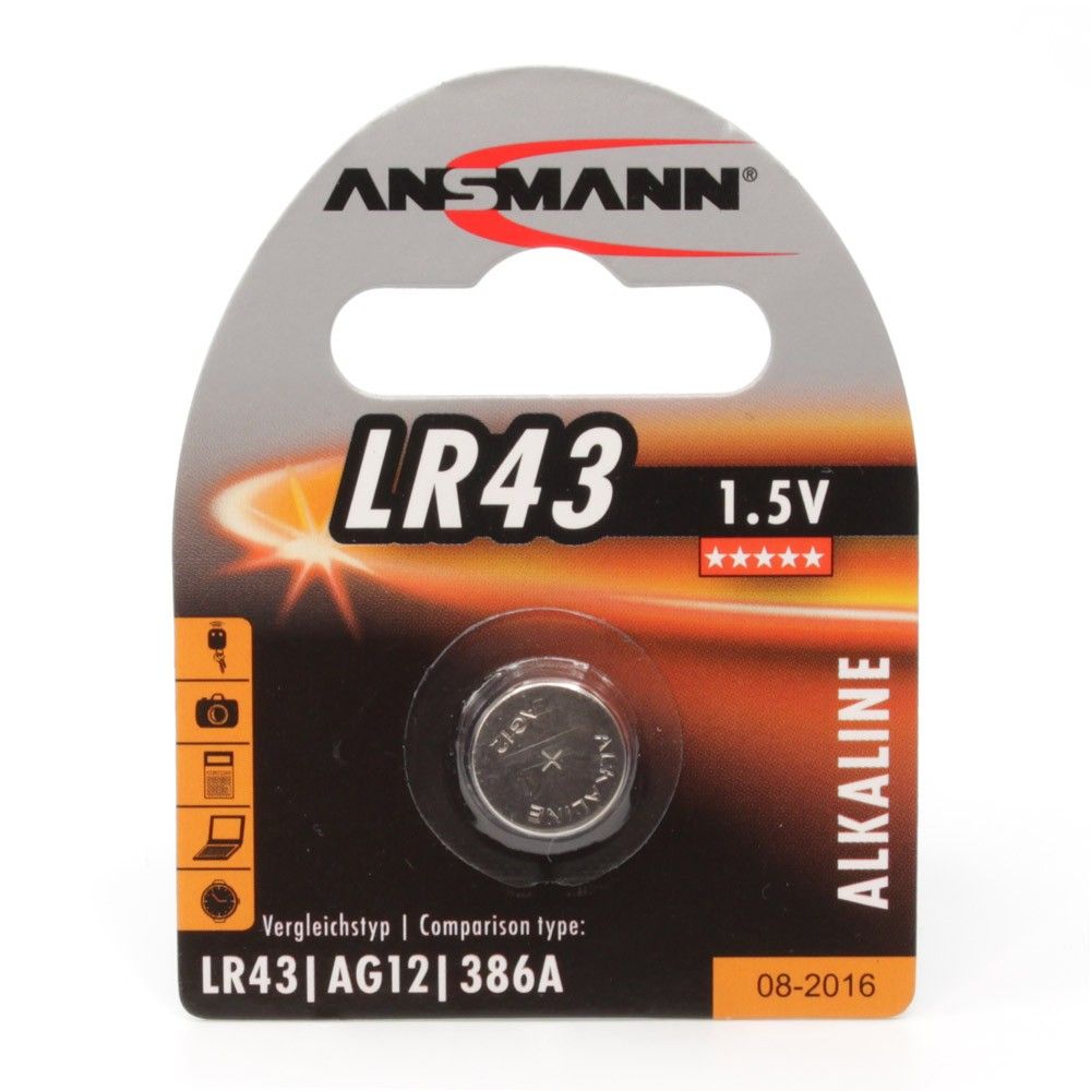 B-vare Akaline knappebatteri LR43