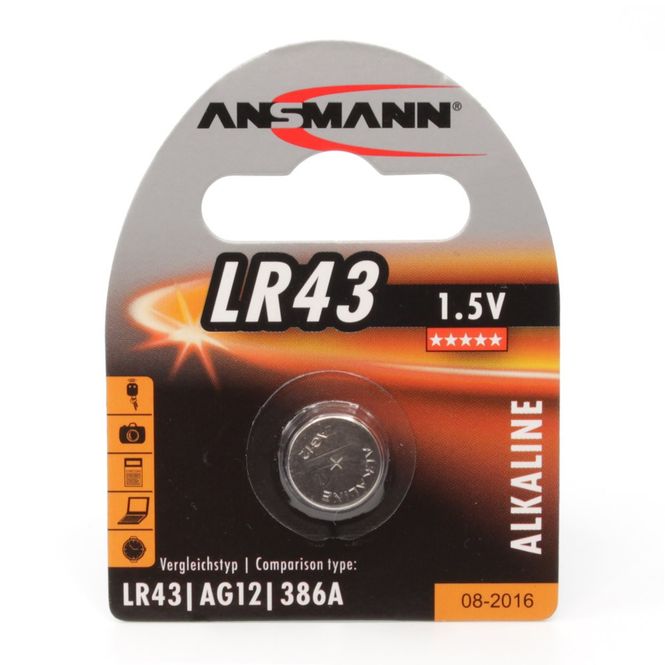 Hovedbilde B-vare Akaline knappebatteri LR43