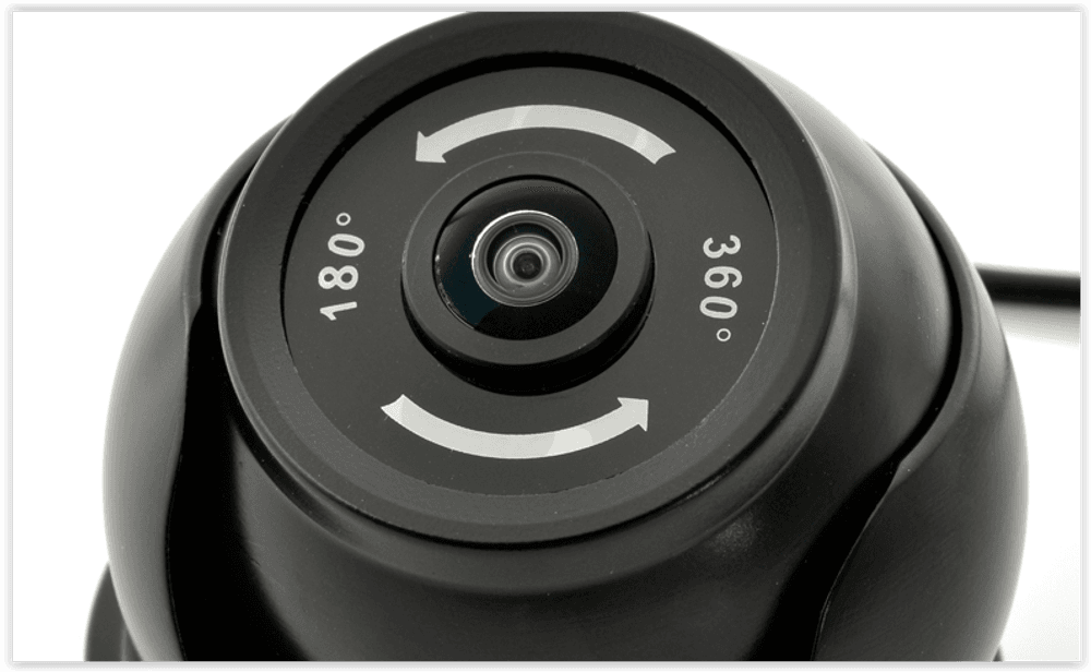 Mini CCTV Dome kamera med 180 graders vidvinkel