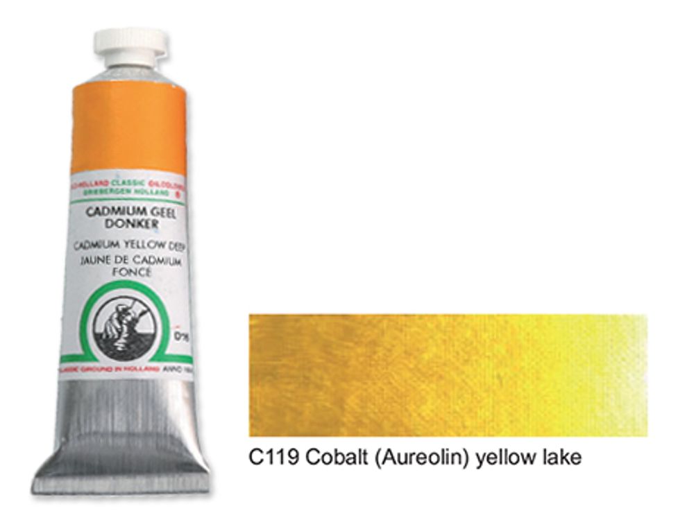 Old Holland 40ml E119 Cobalt (Aureolin) Yellow lake 
