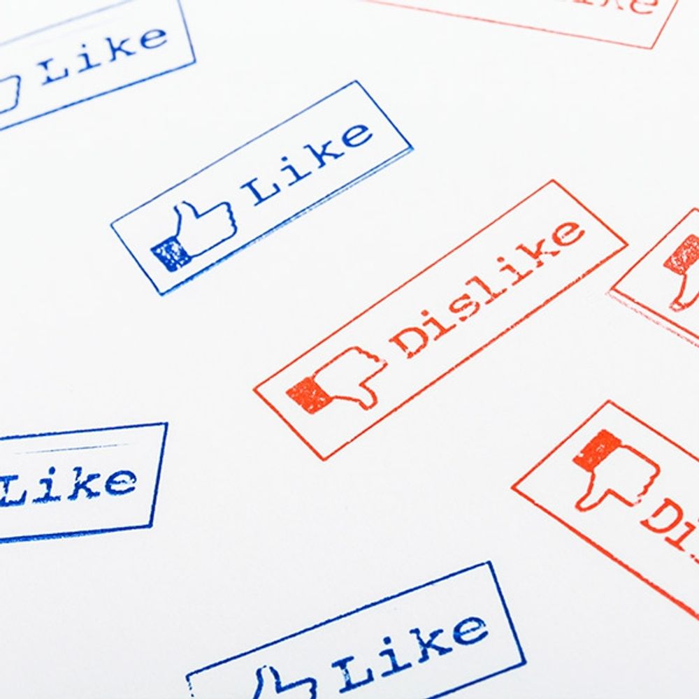 Like & Dislike Stempel