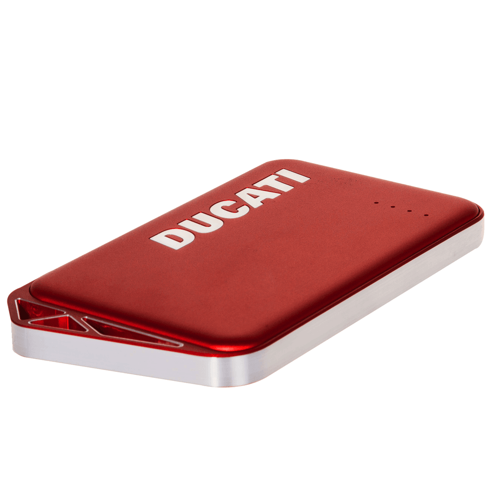 Ducati Aluminium Power Bank Rød