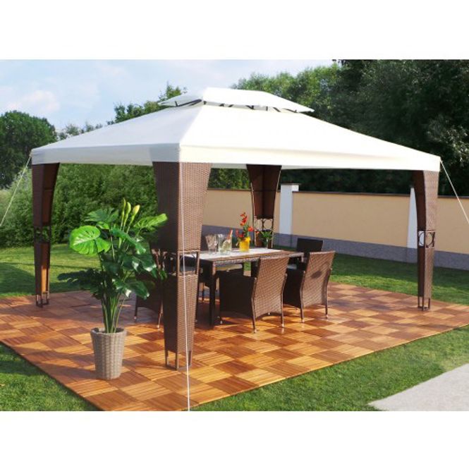 Hovedbilde Royal Rotting Paviljong 3x4m - Brun/Creme