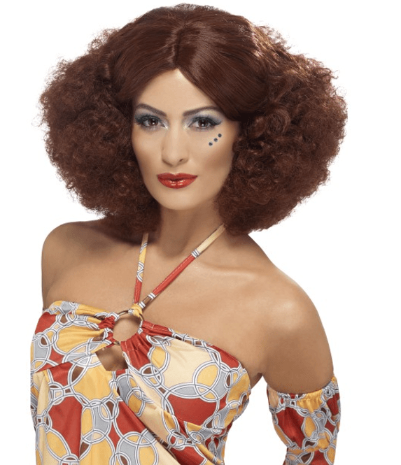 Hovedbilde 70's Afro parykk - rødlig