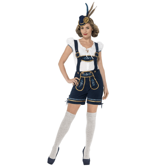 Hovedbilde Edelweiss oktoberfest kostymebukse - blå