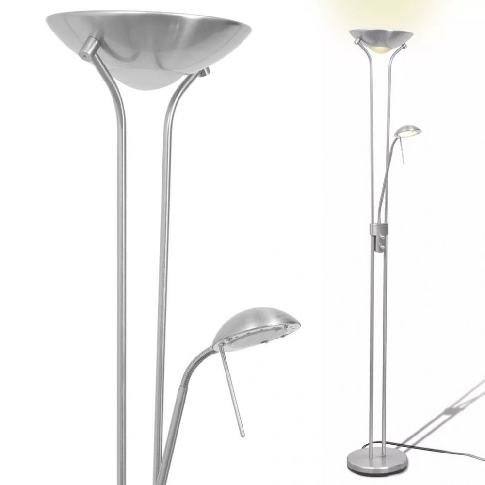 LED Gulvlampe m/dimmer