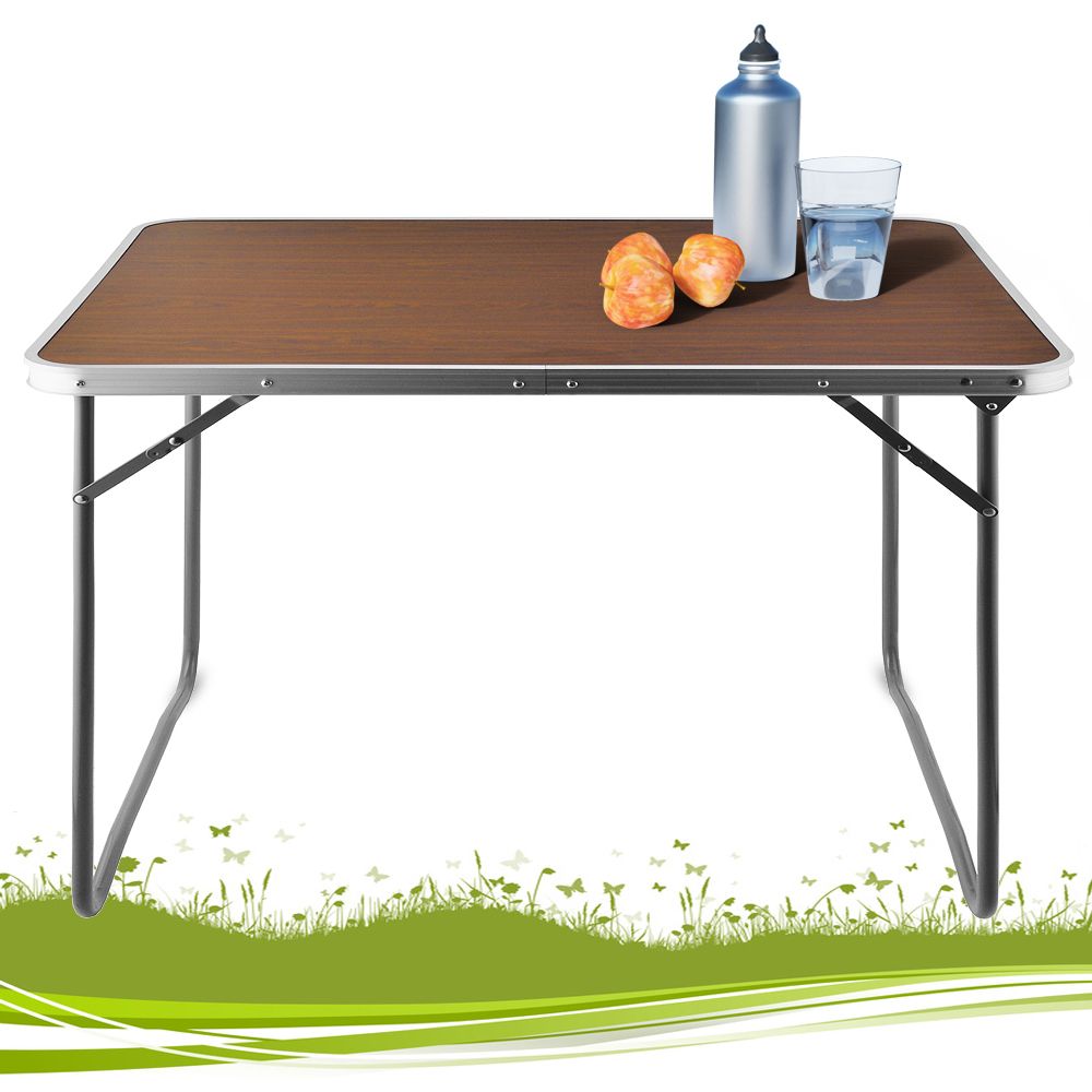 Luksus campingbord aluminium 80x60x70cm - 