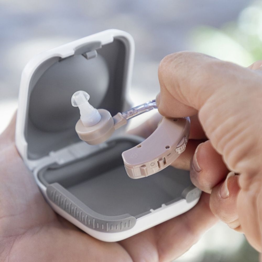 Høreapparat ergonomisk - bak-øret-design