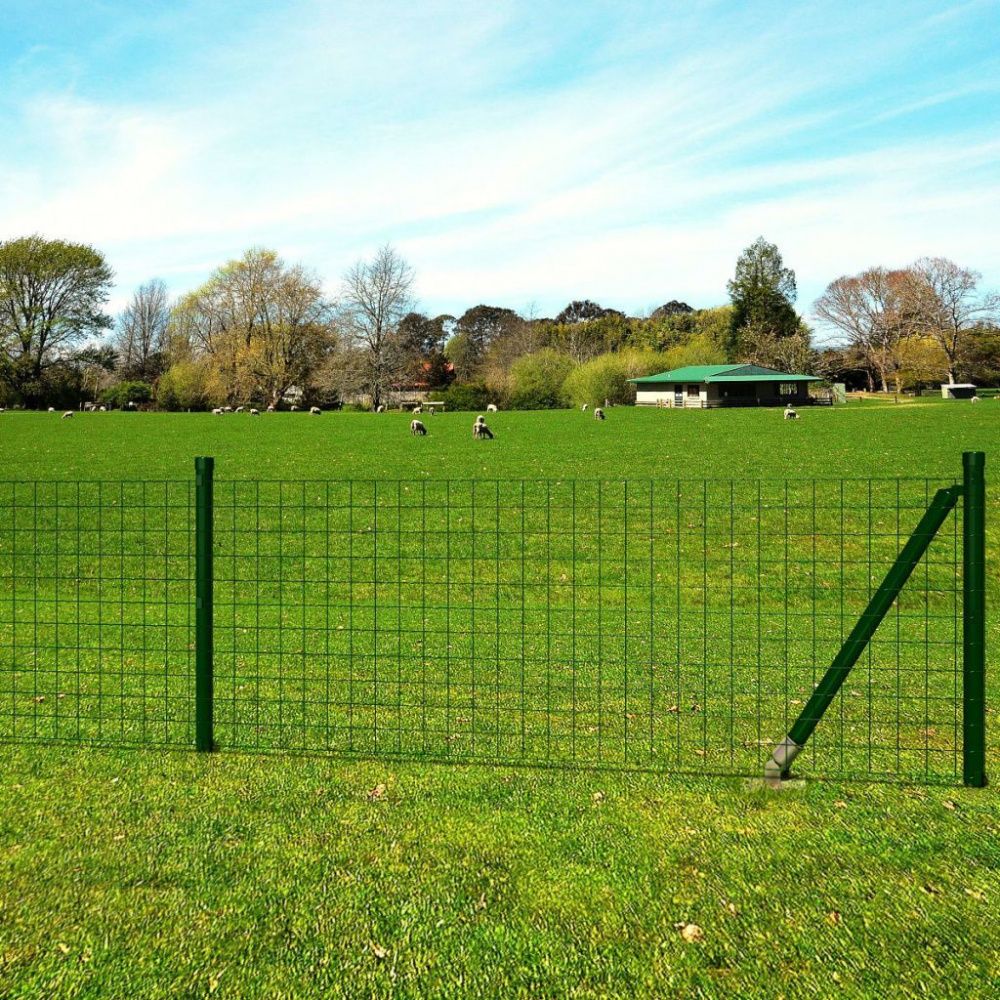 Fletteverksgjerde 10 x 1,5 m grønn