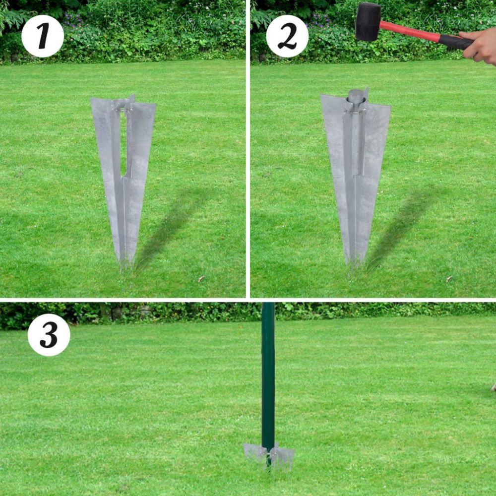 Fletteverksgjerde 10 x 1,5 m grønn