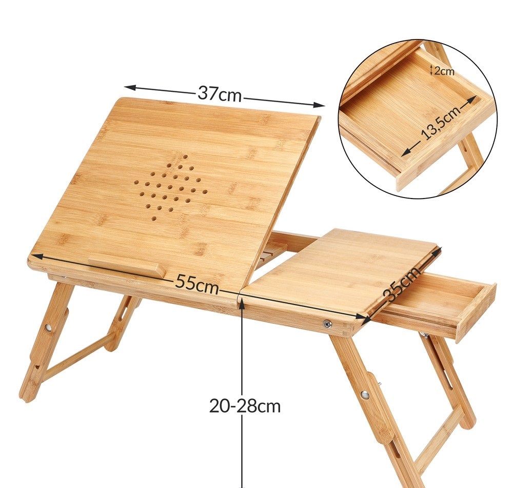 Sammenleggbart laptopbord