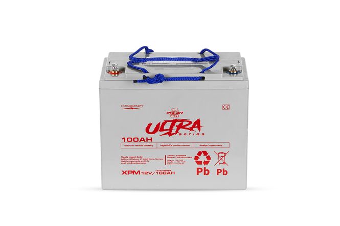 Hovedbilde Polar Bär 12V 100Ah blygel XPM Batteri for elbil og ...