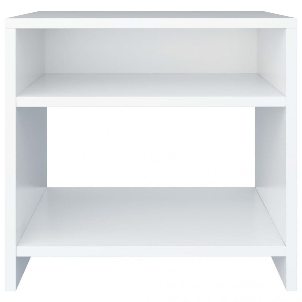 Nattbord 40x30x40 cm sponplate - Hvit