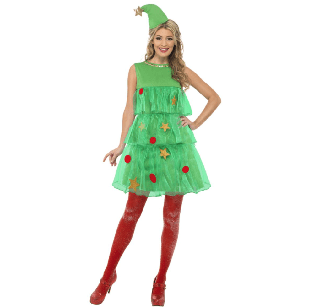 Juletre tutu kostyme