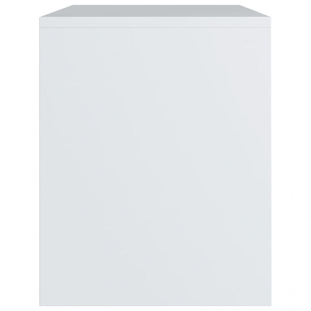 Nattbord 40x30x40 cm sponplate 2 stk - Hvit