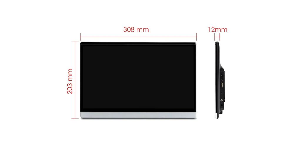 DEMO - Nakkestøtte monitor - Android 10 - 13,3