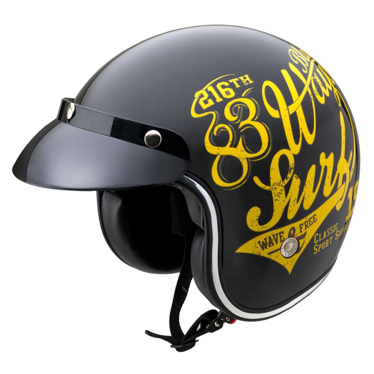 MC-hjelm W-TEC Café Racer - 3Ways Surf