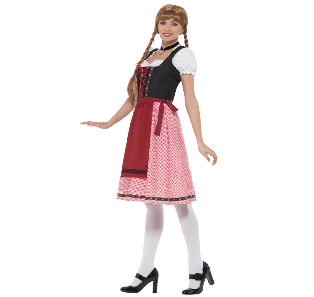 Bavarian maid oktoberfest kostyme