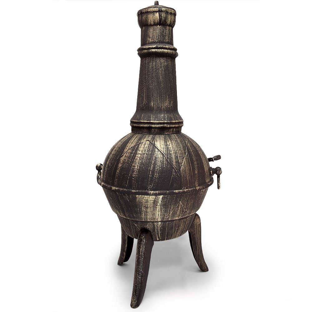 Utepeis i smijern - Chimenea 112x44 cm
