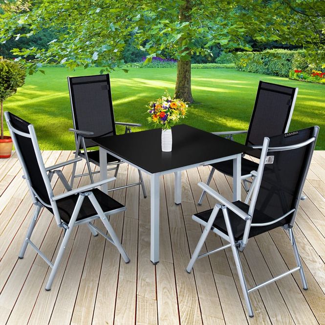 Hovedbilde Bern hage sittegruppe 5 deler sølv aluminium