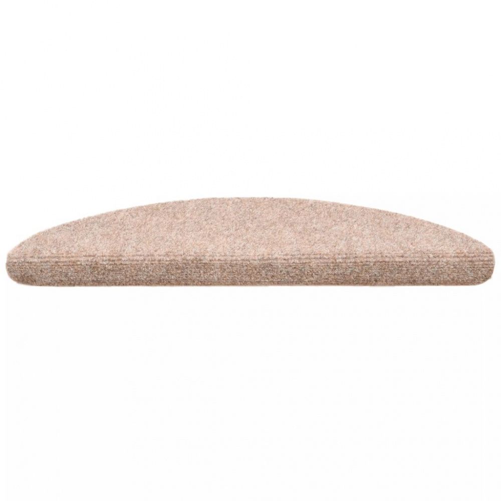 Selvklebende trappematter 15 stk 54x16x4 cm - brun