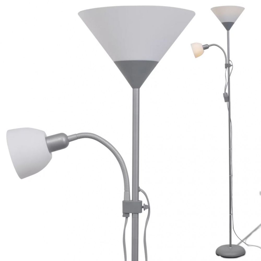 Gulvlampe - Grå