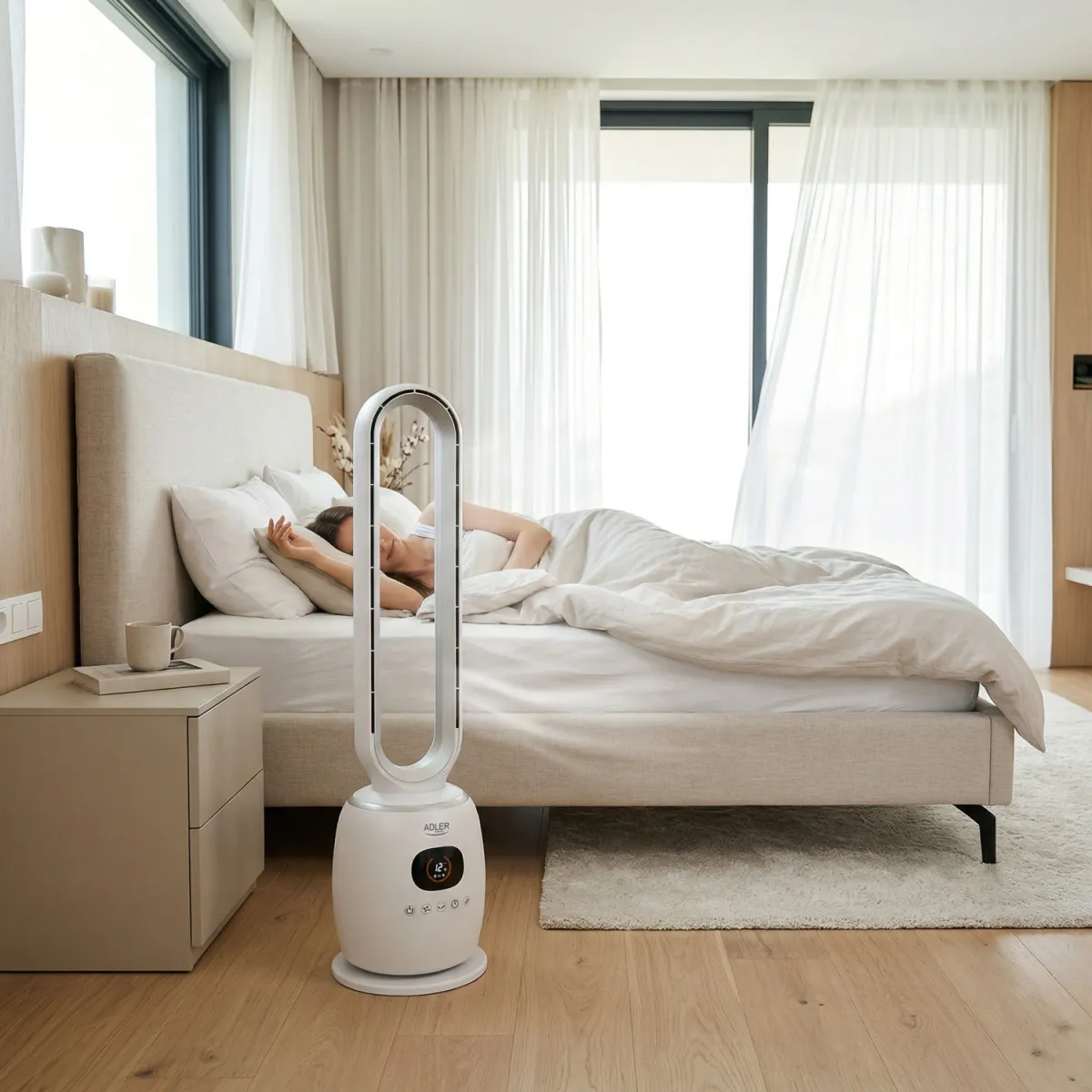 Tårnvifte uten blader 86 cm - stillegående med fjernkontroll