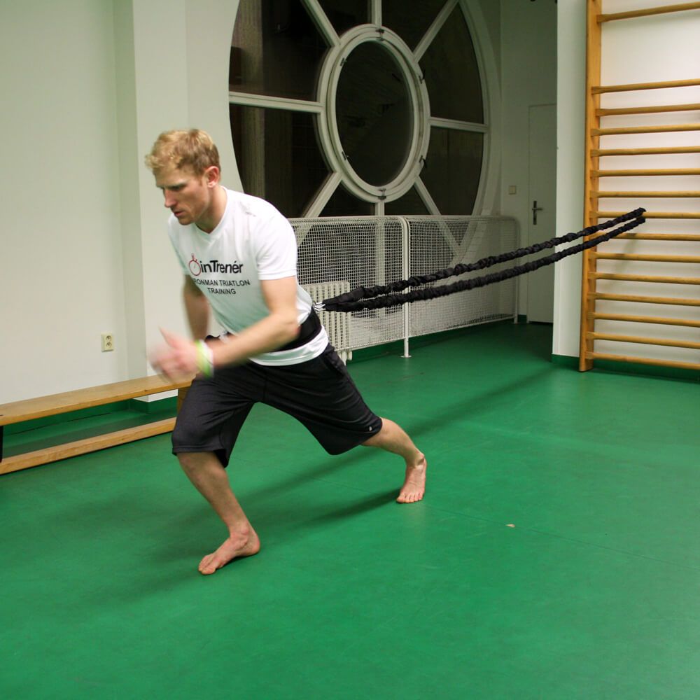 Motstandsbånd for Sprinttrening 600 cm 14,5 kg - inSPORTline Byfaster