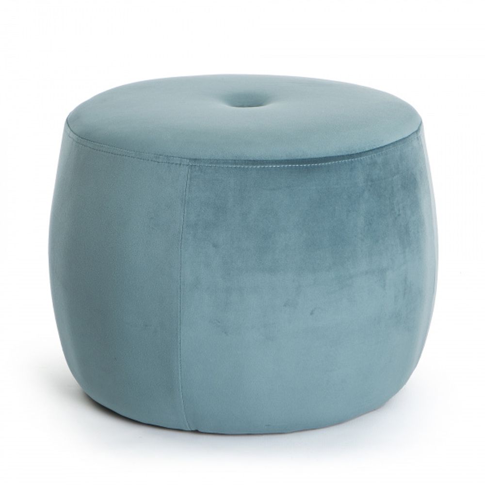 Puff Velvet lys petrol