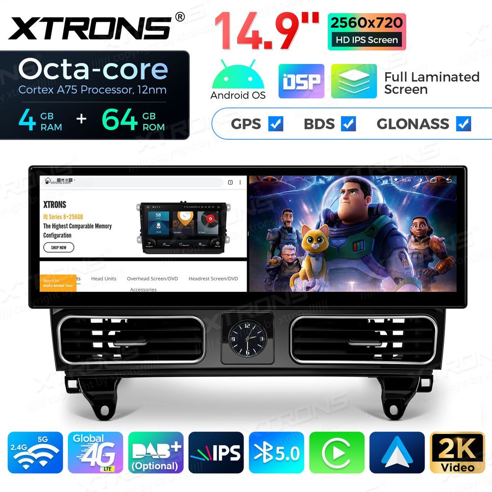 Mercedes-Benz W166 - X166 Android DAB+ Stereo | 14.9