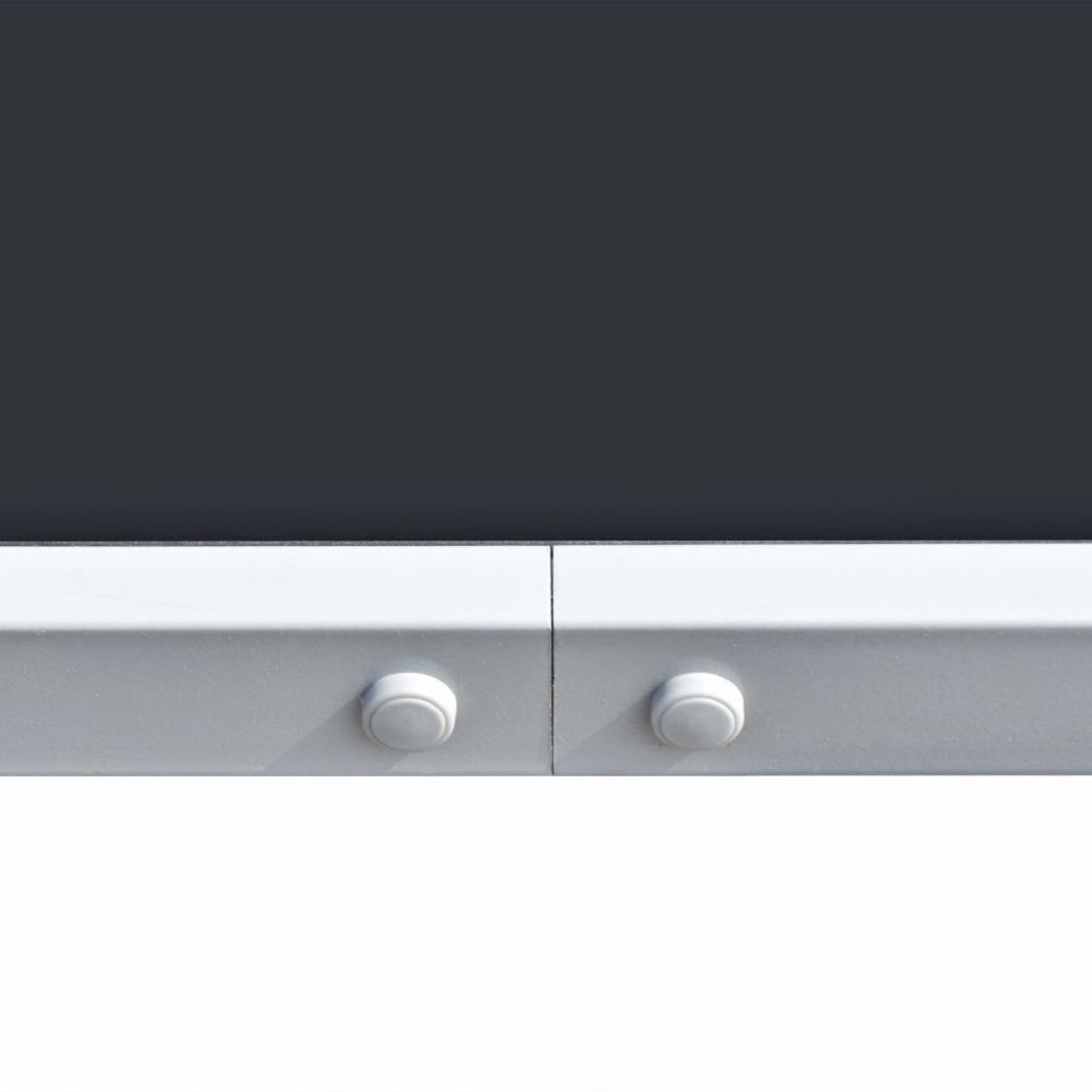 Utendørs spisebord 150x90x74 cm - sort
