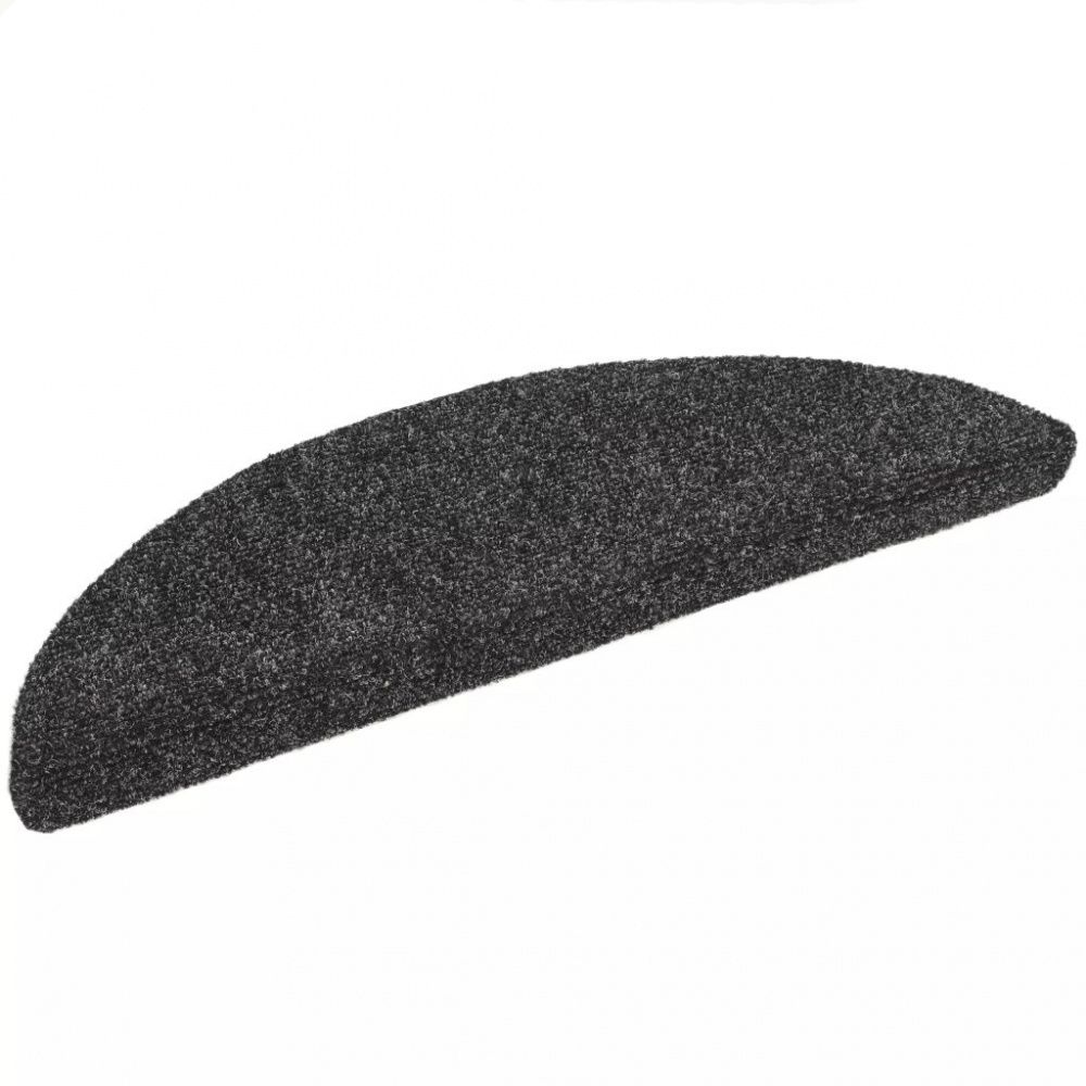 Selvklebende trappematter 15 stk 54x16x4cm - mørk grå