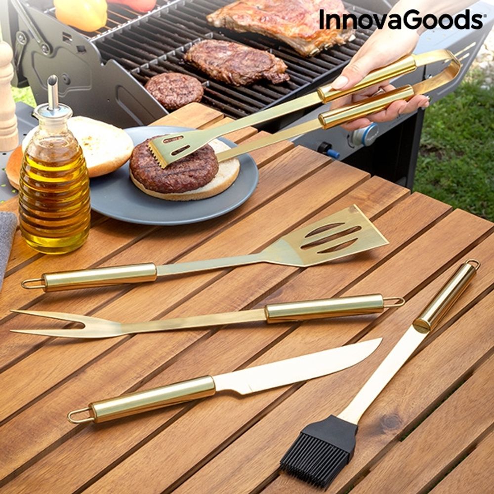 Luksusveske med grillredskaper BBQase (6 deler)