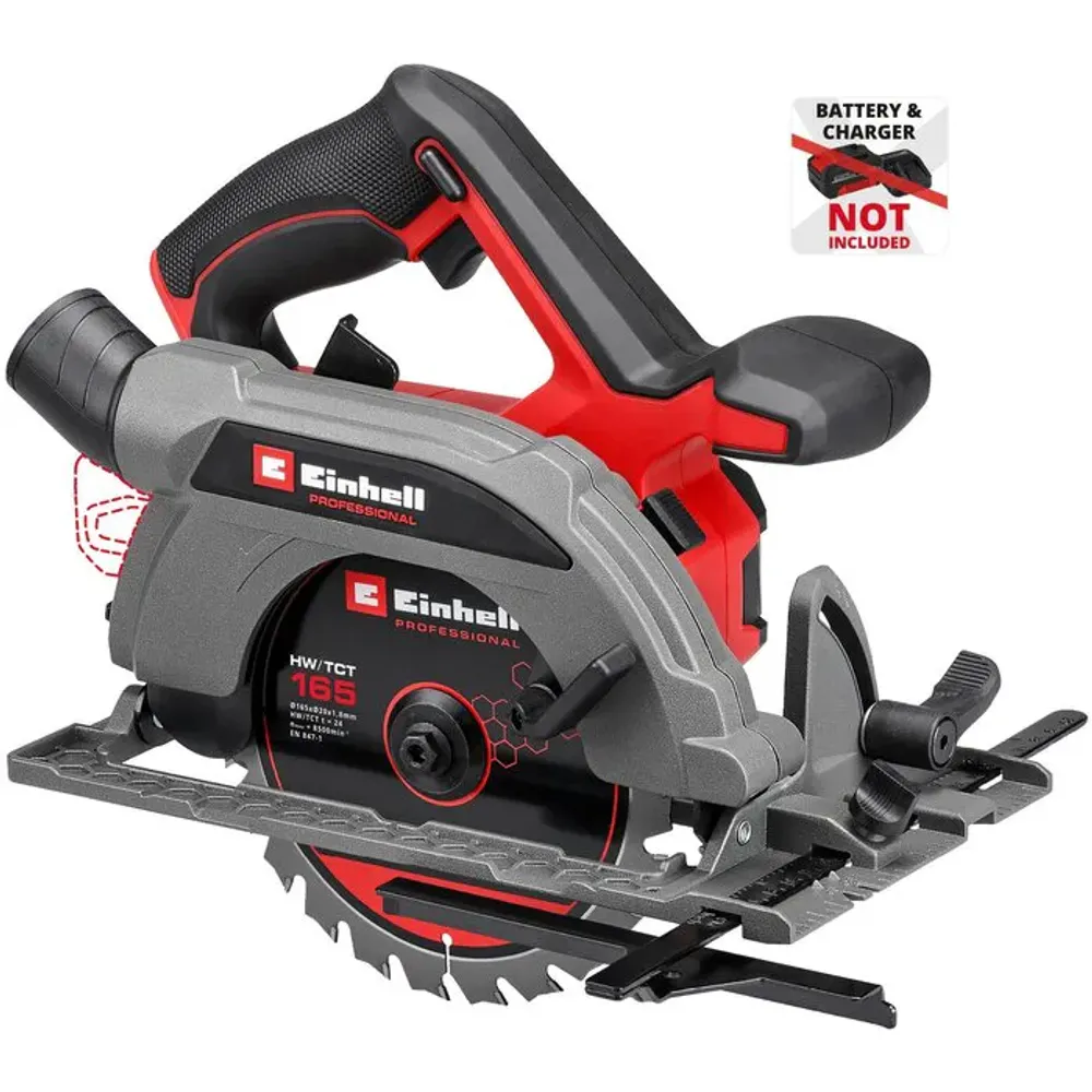 Batteridrevet sirkelsag TP-CS 18/165 Li BL - Solo