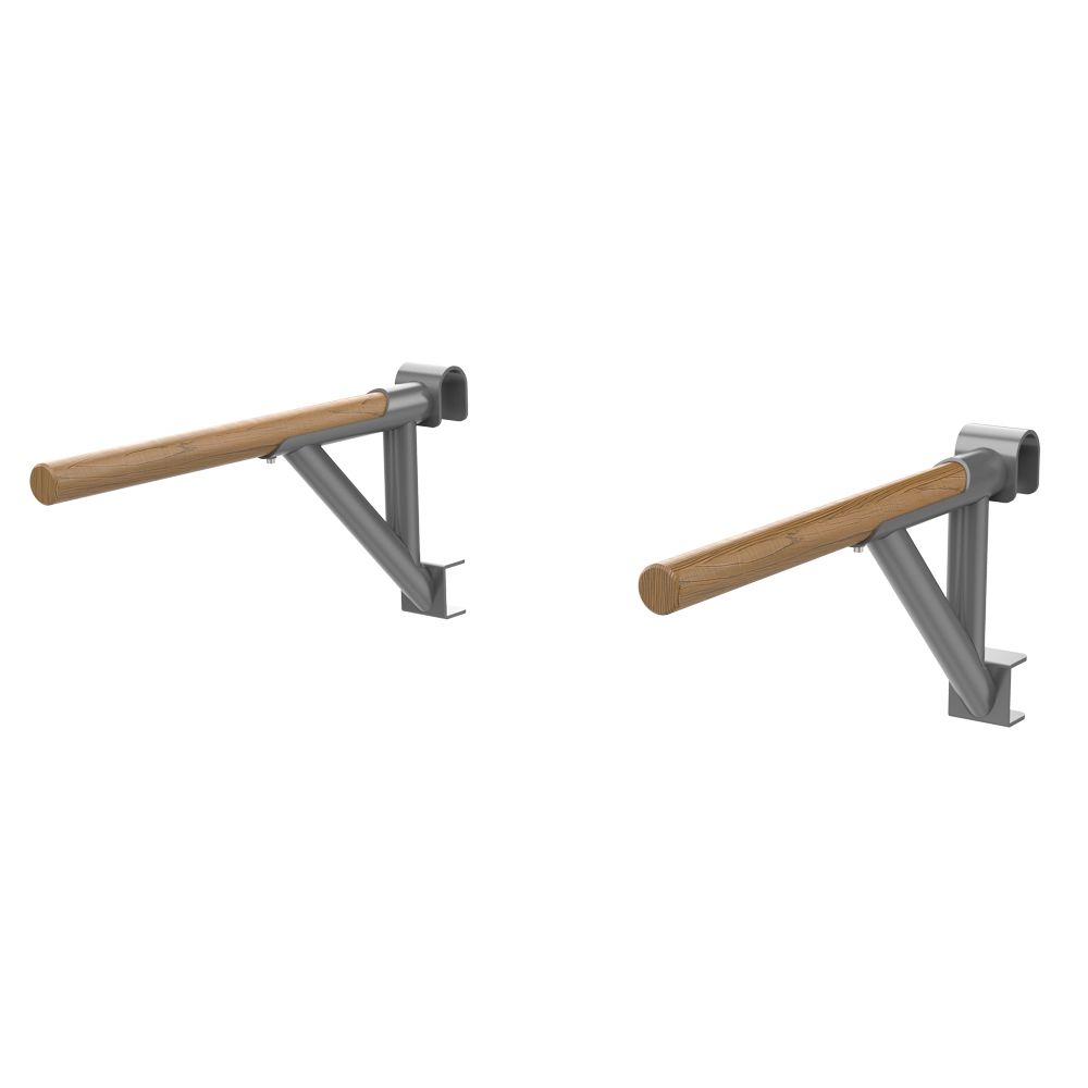 Ribbevegg 199 × 80 cm med Pull-Up Bar og Dipsstativ inSPORTline Wootaline