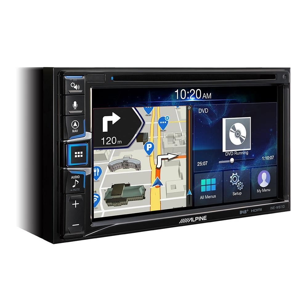 Alpine INE-W611DC navi. Camper-utgave