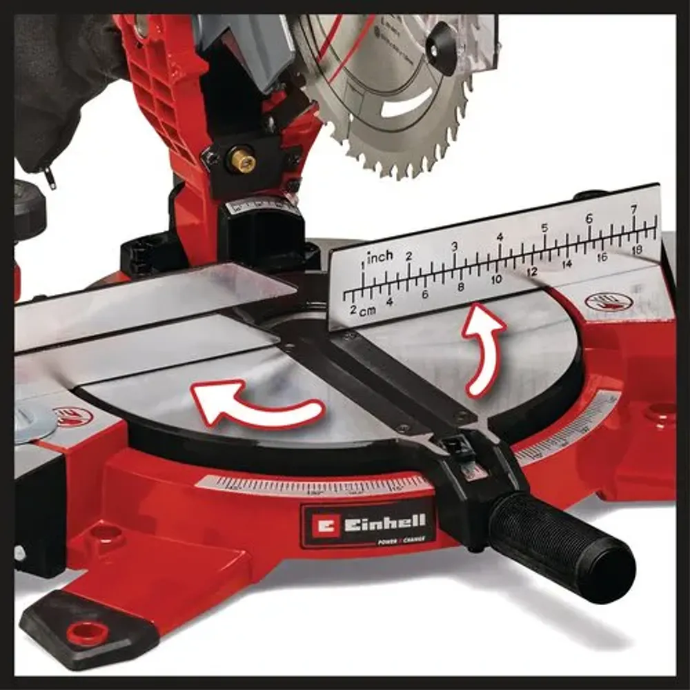 Einhell batteridrevet kapp-/gjæringssag TE-MS 18/210 Li – Solo