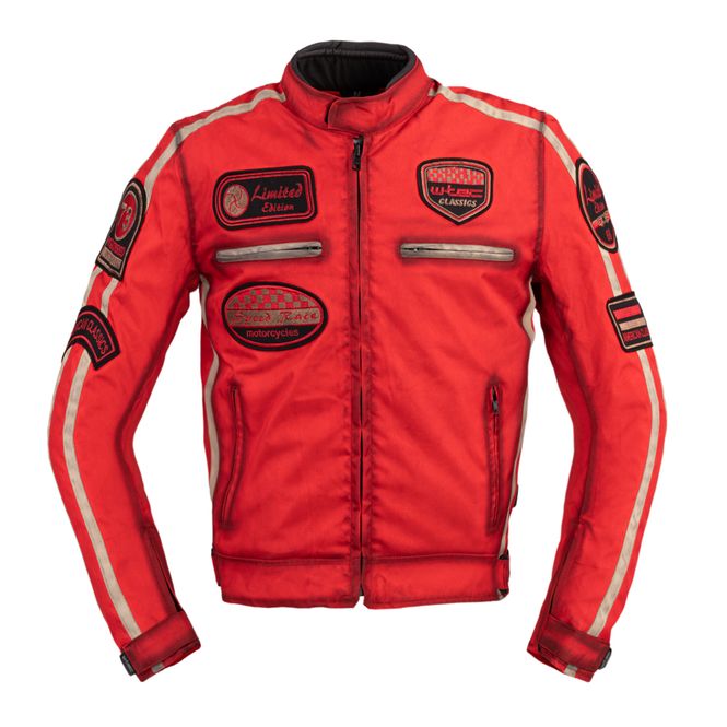 Hovedbilde W-TEC Patriot Red Tekstil MC-jakke Herre