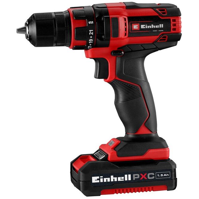 Hovedbilde Batteridrill Einhell TC-CD 18/35 Li med 1,5 Ah Batteri