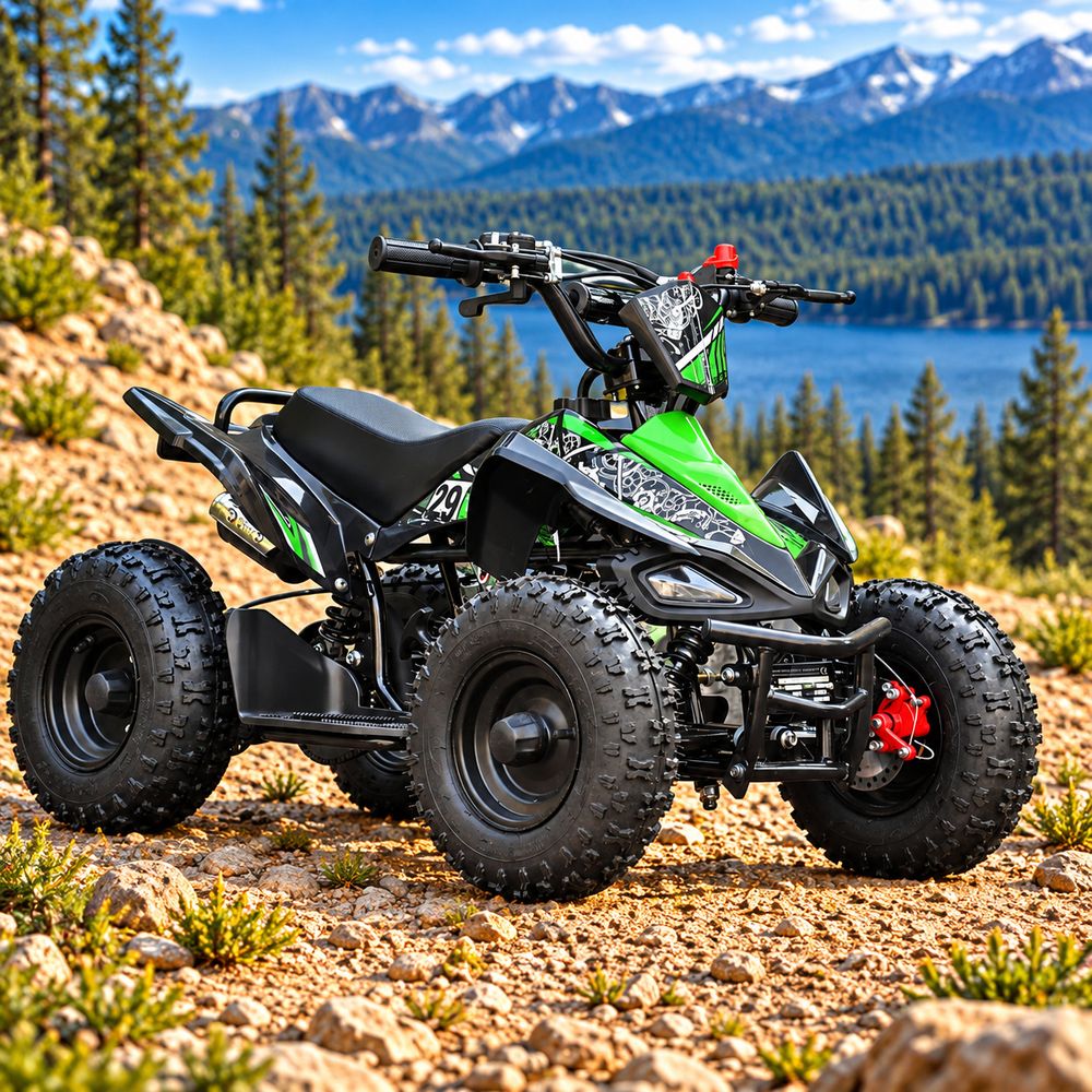 Mini ATV 50cc Grønn modell II