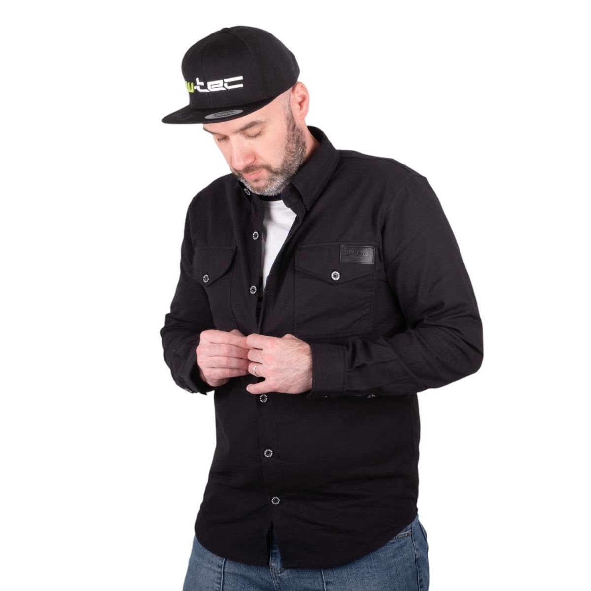 Skjorte W-TEC Black Heart Remorse Herre